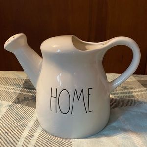 Rae Dunn watering can vase